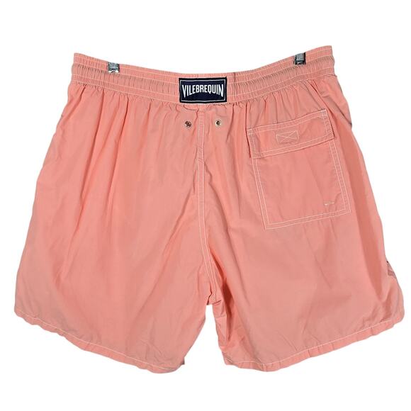 Vilebrequin Swim Shorts Mens 2XL Pink Moorea Swim Trunks Luxury Mesh Lined XXL - Picture 7 of 12